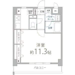 ディアコート新発田の間取り図