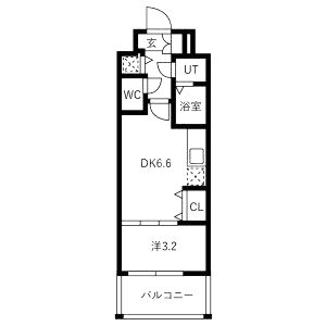 ザガーネットミレニアム京都九条烏丸の間取り図
