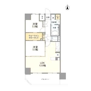 ハイラインIIIの間取り図