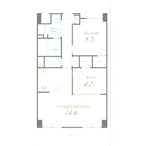 サン シエロ東今里の間取り図