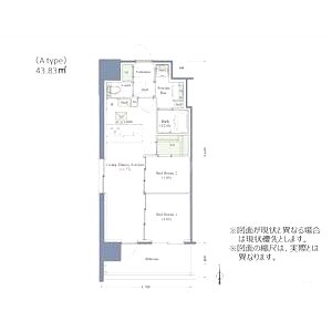 アーバネックス新町の間取り図