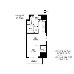 アーバネックス四ツ橋の間取り図