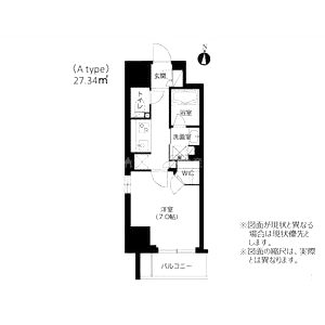 アーバネックス四ツ橋の間取り図