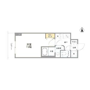 BPRレジデンス江坂の間取り図