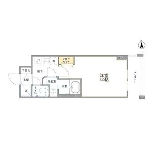 BPRレジデンス江坂の間取り図