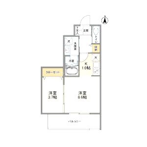 ウェルスクエア茨木駅前の間取り図