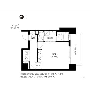 アーバネックス南堀江の間取り図