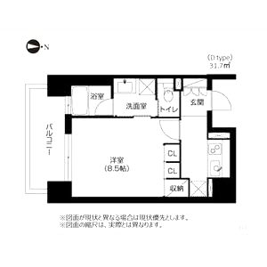 アーバネックス南堀江の間取り図