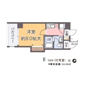 ビガーポリス133宝塚の間取り図