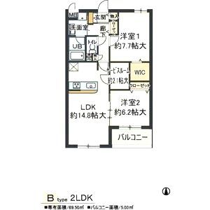 ノブレ甲子園口の間取り図