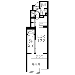 アルレーヌ恵比須の間取り図