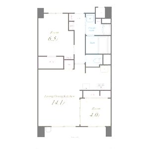 ポラリス松ヶ枝の間取り図