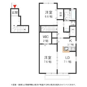 ソフィア Aの間取り図