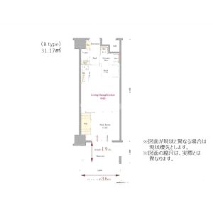 アーバネックス真田山の間取り図