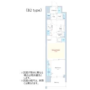 アーバネックス難波WESTの間取り図