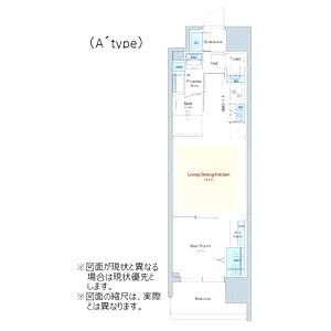 アーバネックス難波WESTの間取り図
