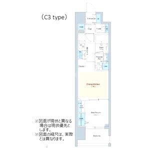 アーバネックス難波WESTの間取り図