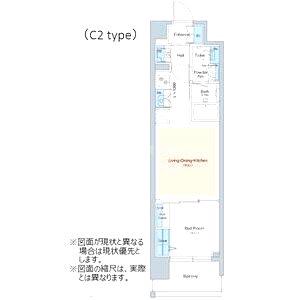 アーバネックス難波WESTの間取り図