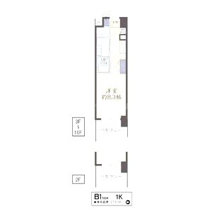 インベスト塚口S-FRONTの間取り図