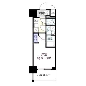 エスリード新大阪ザ・プレミアEASTの間取り図