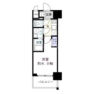 エスリード新大阪ザ・プレミアEASTの間取り図