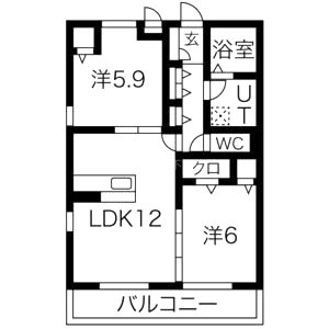 コンフォールZEN (W棟) Wの間取り図