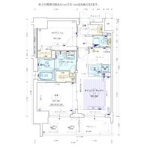 エステムコート難波Vブロードの間取り図