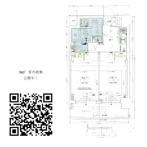 エステムコート難波Vブロードの間取り図