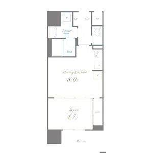 セイワパレス天王寺真田山の間取り図