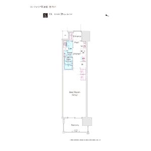 コンフォリア阿波座の間取り図