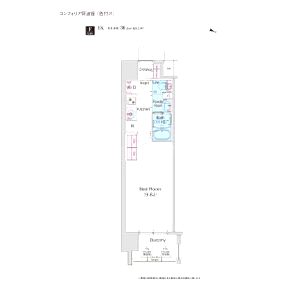 コンフォリア阿波座の間取り図