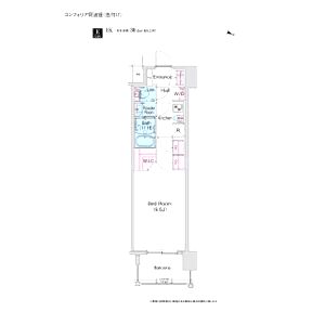 コンフォリア阿波座の間取り図