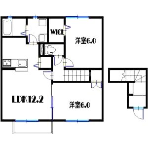カーサドマーニの間取り図