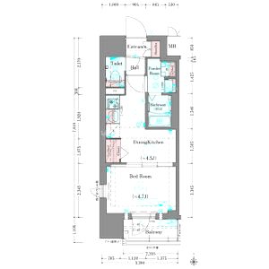 プラシード京都の間取り図