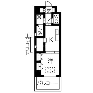 ARROW FIELDS貮番館の間取り図
