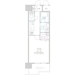 グランドゥール敷津の間取り図