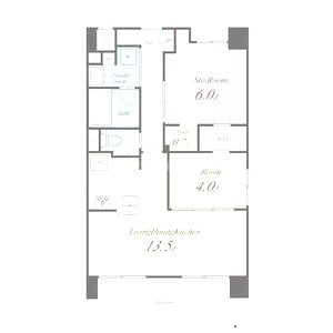 Fujiman南森町の間取り図