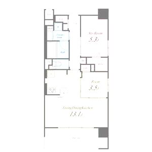 プレミアムコート千里丘の間取り図