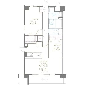 berry blue 高槻の間取り図