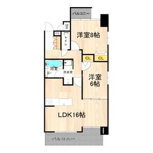 サムティグランツ神戸の間取り図