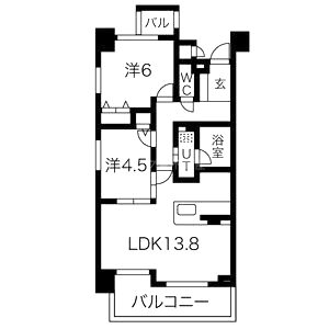 サムティグランツ神戸の間取り図