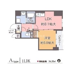 プログレスコート梅田北の間取り図