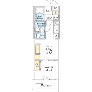 リブリ・中山手の間取り図