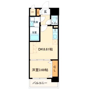 メルベージュ布施の間取り図