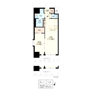 スプランディッド新大阪VIの間取り図