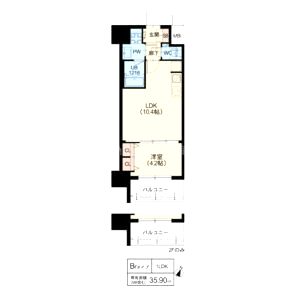 スプランディッド新大阪VIの間取り図