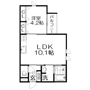 仮称)門真市五月田町PJの間取り図