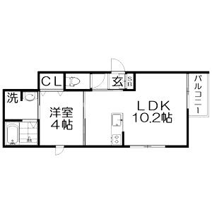仮称)門真市五月田町PJの間取り図