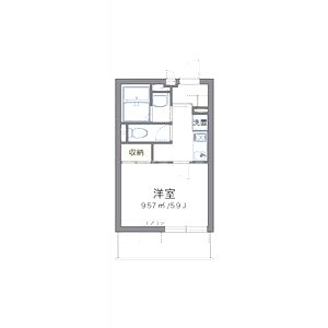 クレイノアイリス芥川の間取り図
