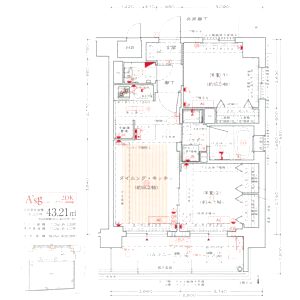 エステムプラザ京都聚楽第 雅邸の間取り図